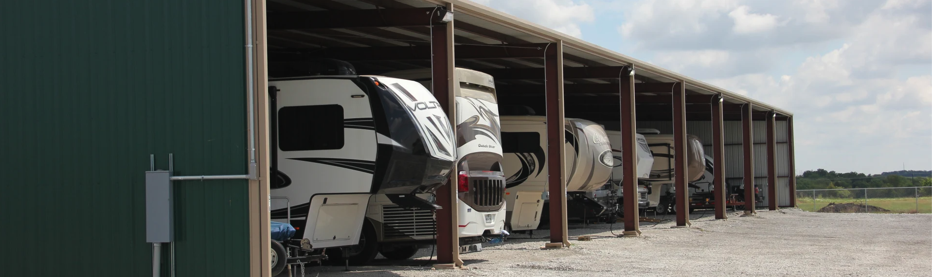 covered RV storage near me